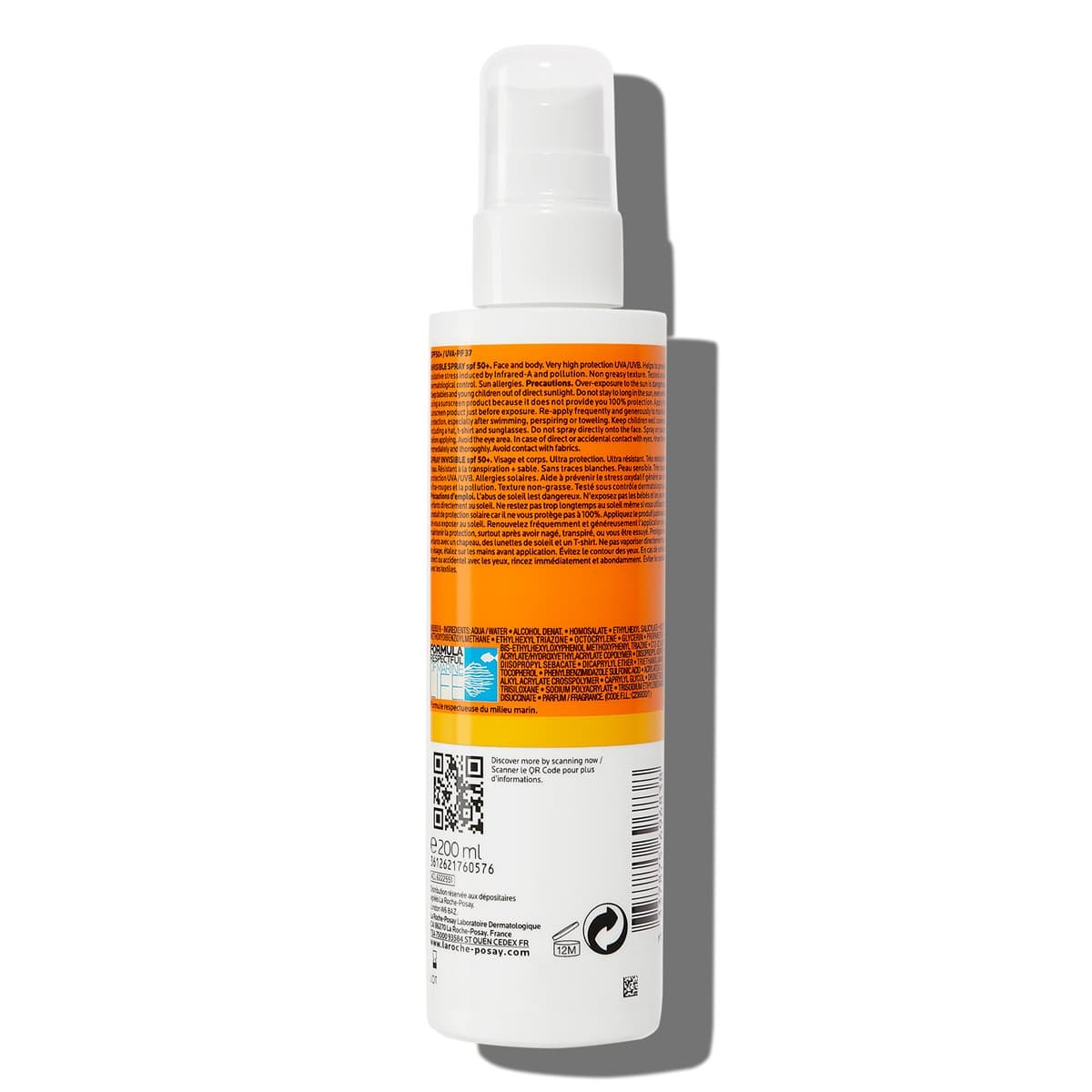 ANTHELIOS SPRAY INVISIBLE SPF50 200ML BSS
