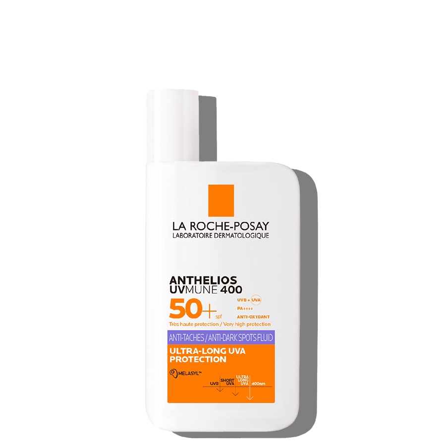 אנתליוס פלואיד תחליב פנים להגנה מהשמש +SPF50 נגד כתמים כהים